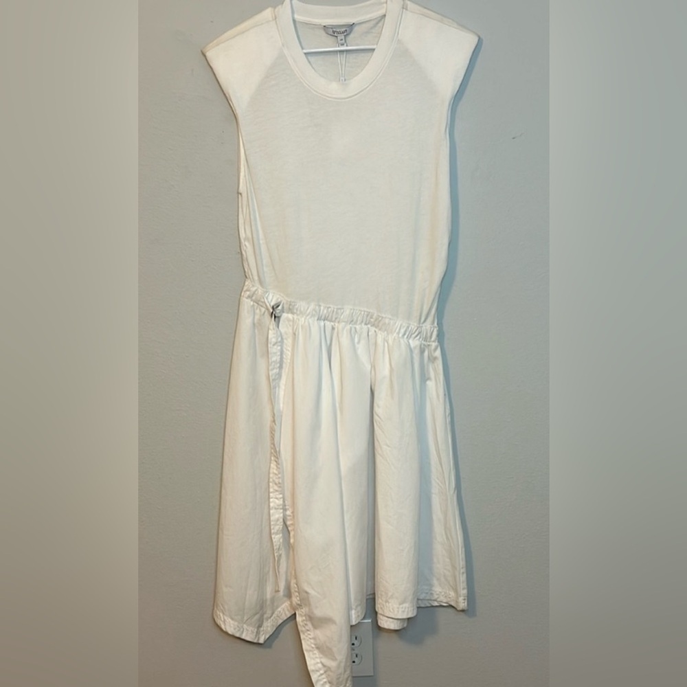 Derek Lam 10 Crosby white T-shirt dress, women’s size Large. 100% cotton.